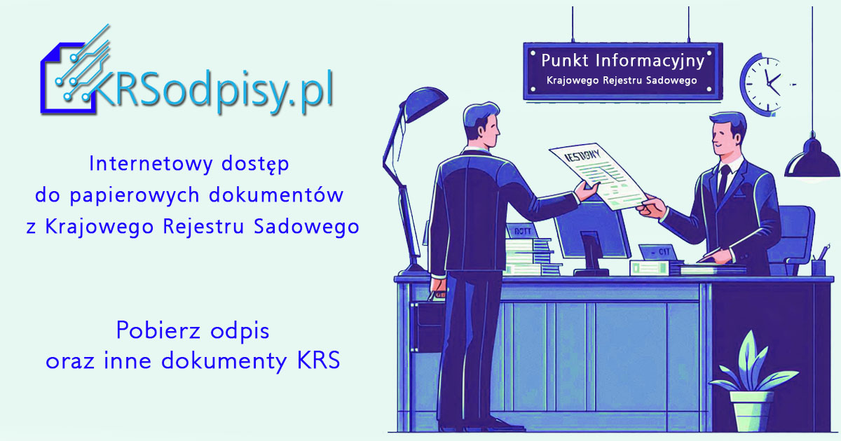 KRS w Warszawie - 📄odpisy, wyciągi zaświadczenia - eKRS - krsodpisy.pl